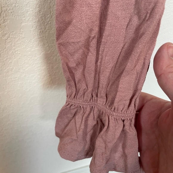 Urban Outfitters Pink Smocked Crop Blouse - Picture 8 of 8